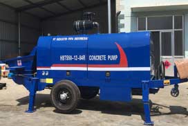 Aimix Diesel Trailer Pump Was Sent to Indonesia