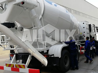 4 Sets of Aimix Concrete Mixer Truck Was Sent To Uzi