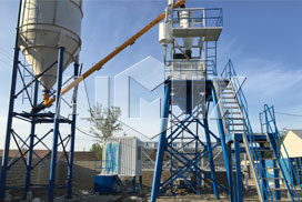 Aimix AJ35 Concrete Batching Plant Was Installed in Uzbekistan