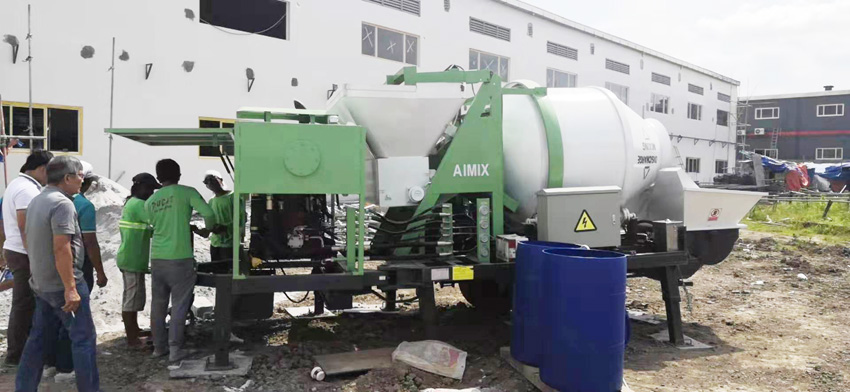 Aimix Diesel Concrete Mixer Pump In Cavite Philippines