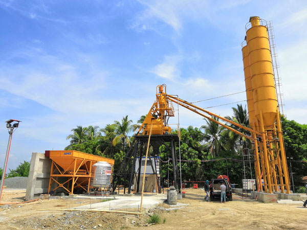 Aimix AJ35 Concrete batching plant in Philippines