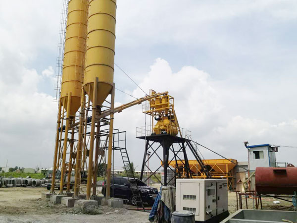 Aimix AJ35 Concrete batching plant in Philippines