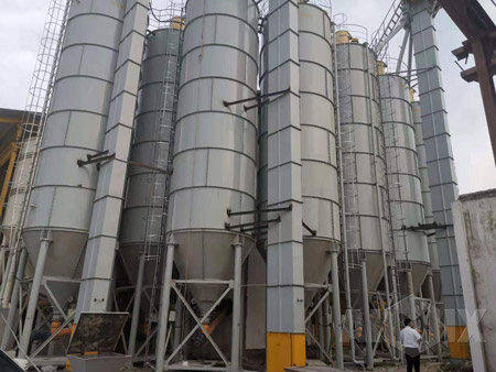 Aimix 30 t/h dry mortar mixing plant in Indonesia