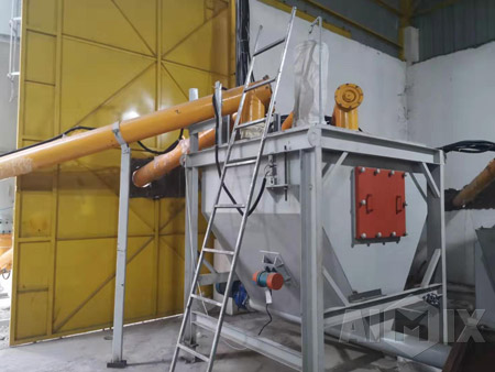 Aimix 30 t/h dry mortar mixing plant in Indonesia