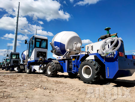 Aimix Self Loading Concrete Mixer Was Shipped to Philippines