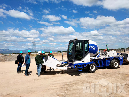 Aimix Self Loading Concrete Mixer Was Shipped to Philippines