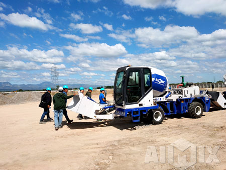 Aimix Self Loading Concrete Mixer Was Shipped to Philippines