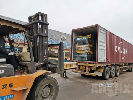 Aimix Block Making Machine Was Shipped to Philippines