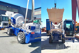 Aimix Self Loading Concrete Mixer & Concrete Trailer Pump in Manila Philippines