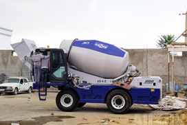 Aimix Concrete Trailer Pump Self Loading Concrete Mixer