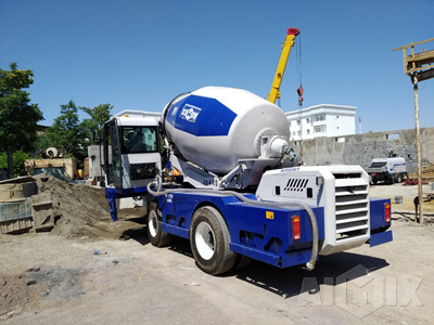 Aimix Concrete Trailer Pump & Self Loading Concrete Mixer In Uzbekistan