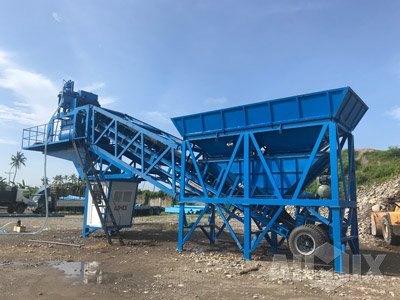 AJY35 mobile concrete batching plant