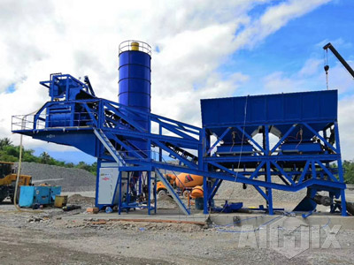 AJY60 mobile concrete batching plant