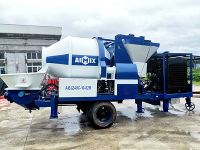 diesel concrete mixer pump