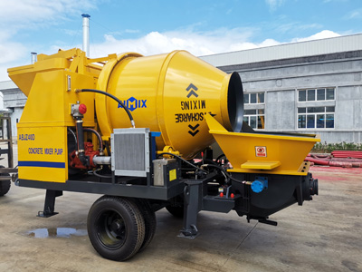 electric concrete mixer pump