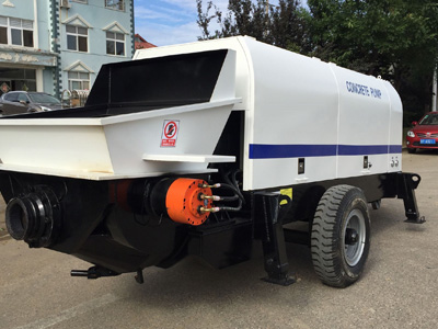 electric concrete trailer pump