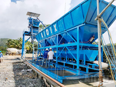 foundation-free concrete batching plant