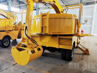 Grab Bucket Mixer Truck