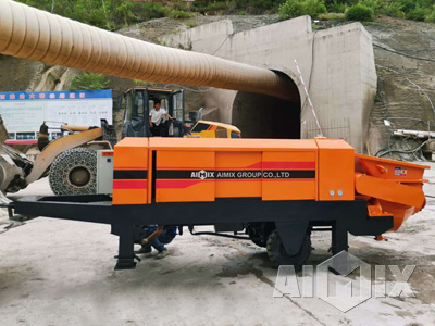 tunnel concrete pump