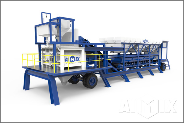 Twin Shaft Concrete Batching Plant