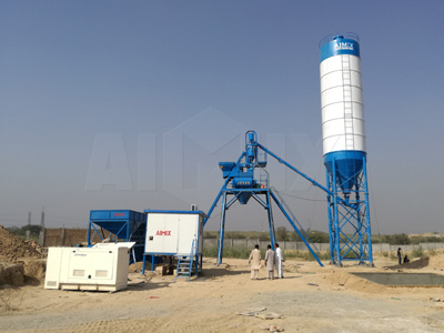 AJ25 concrete batching plant