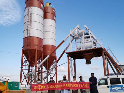 AJ50 concrete batching plant