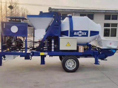 Aimix ABJZ40C Diesel Concrete Mixer Pump Was Sent To East Timor