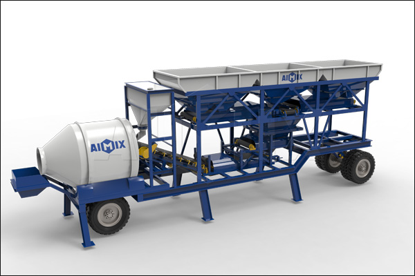 drum type concrete batching plant