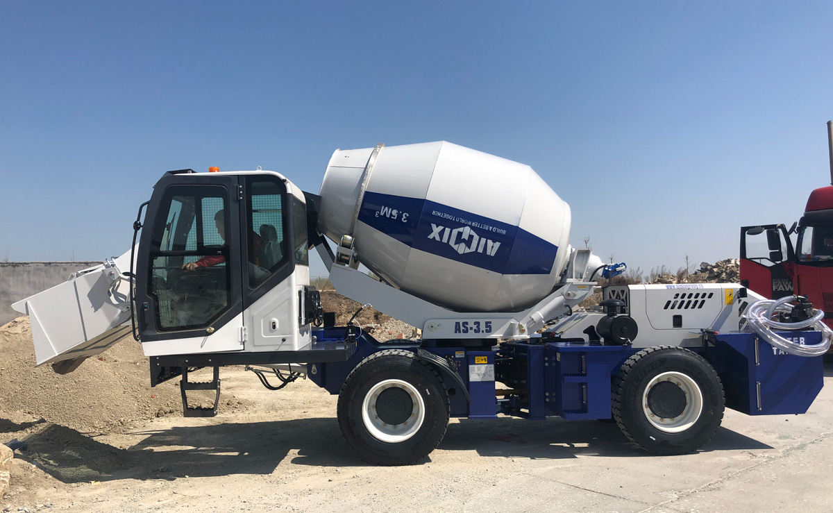 2 Sets Of Aimix Self Loading Concrete Mixers Were Sent To Kazakhstan