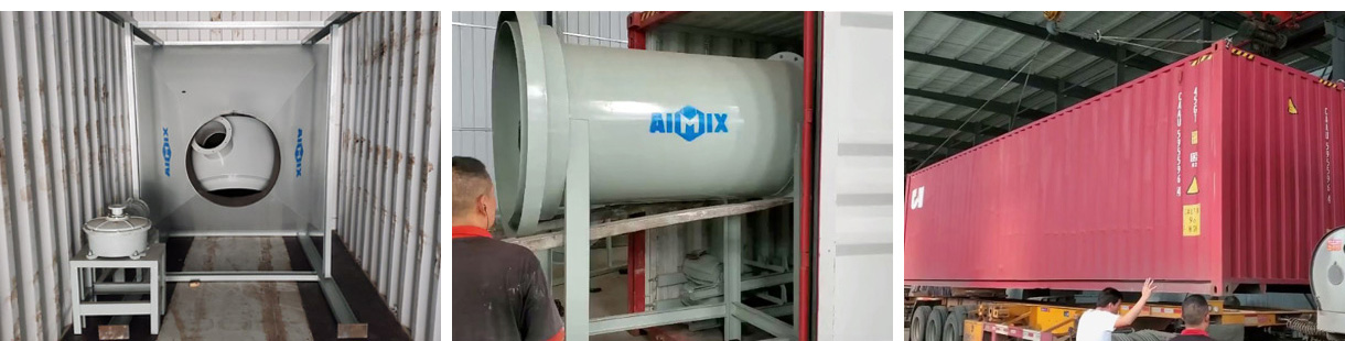 Aimix 10 t Dry Mortar Mixer Was Shipped To Indonesia