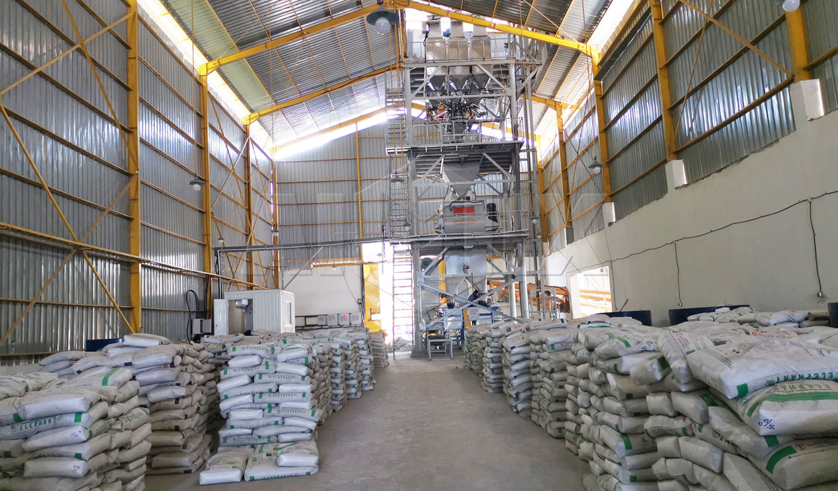 Aimix Dry Mortar Mixing Plant Put Into Use In Indonesia