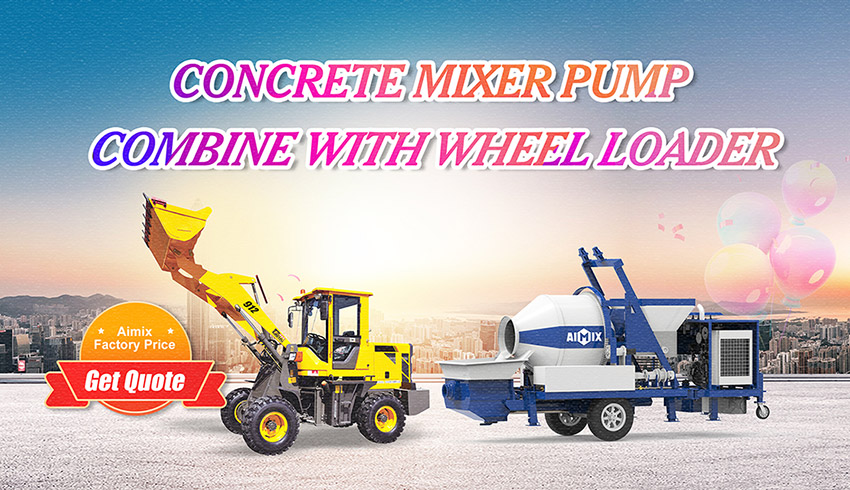 Aimix 2 Sets Of Concrete Mixer Pumps And Wheel Loaders In Nepal