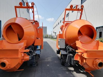 Aimix 2 Sets Of Concrete Mixer Pumps And Wheel Loaders In Nepal