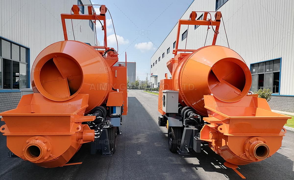 Aimix 2 Sets Of Concrete Mixer Pumps And Wheel Loaders In Nepal