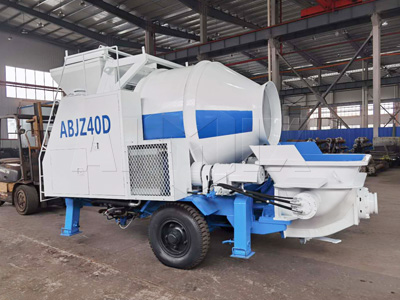 ABJZ40D electric concrete mixer pump