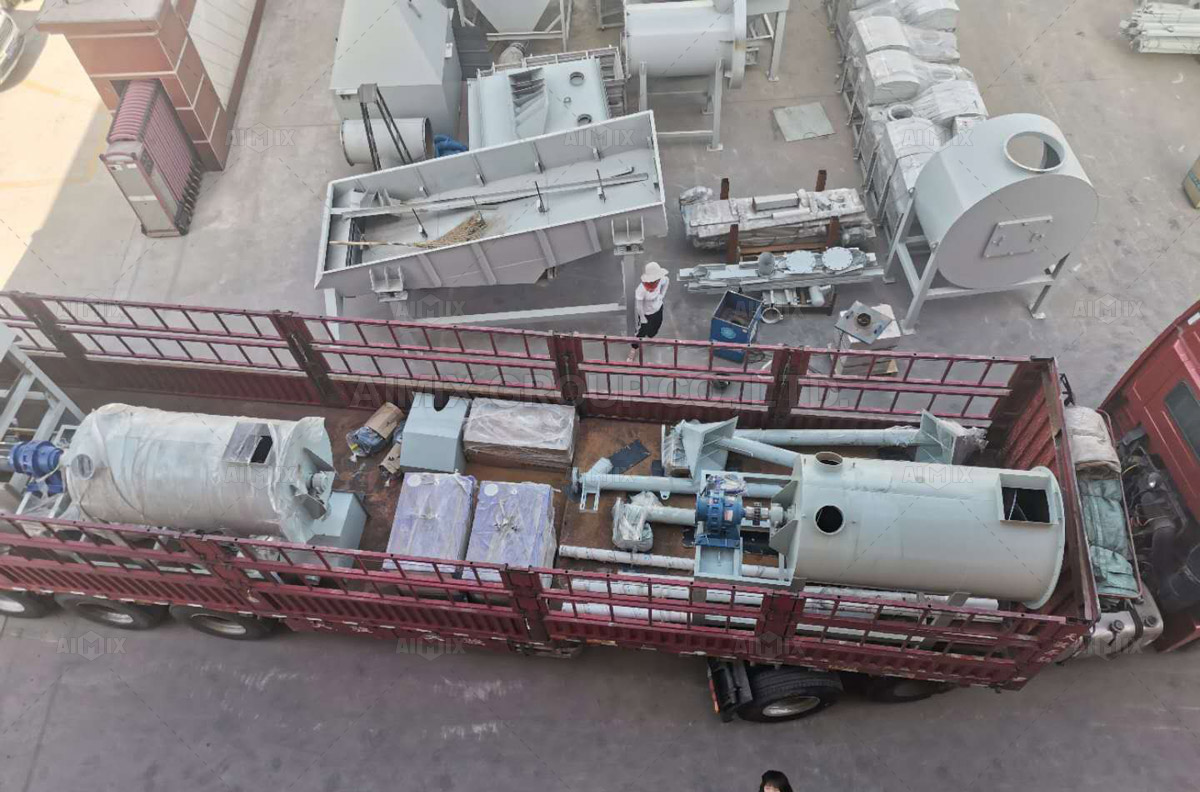 Aimix 3 Tons Dry Mortar Mixing Plant Was Shipped To Malaysia