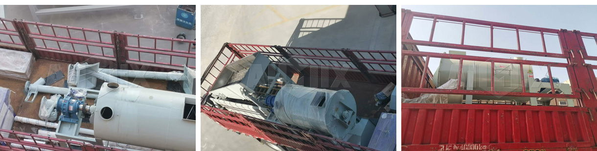 Aimix 3 Tons Dry Mortar Mixing Plant Was Shipped To Malaysia