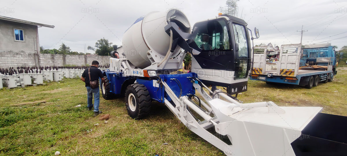 Aimix AS1.8 Self Loading Concrete Mixer Was Delivered To Cavite Philippines