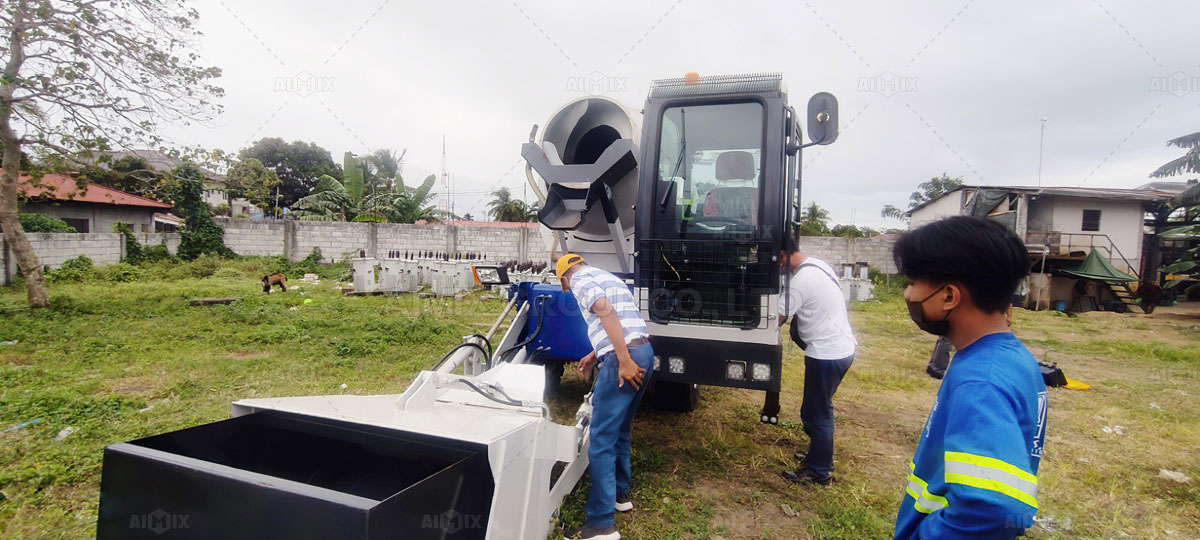 Aimix AS1.8 Self Loading Concrete Mixer Was Delivered To Cavite Philippines