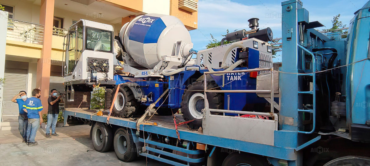 Aimix AS1.8 Self Loading Concrete Mixer Was Delivered To Cavite Philippines