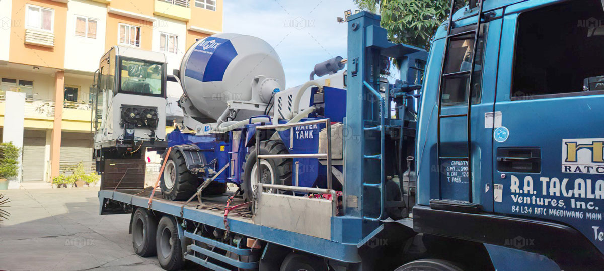 Aimix AS1.8 Self Loading Concrete Mixer Was Delivered To Cavite Philippines