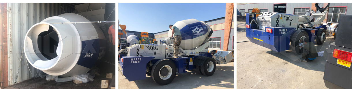 Aimix AS3.5 Self Loading Concrete Mixer Was Delivered to Indonesia