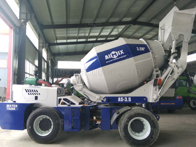 AS3.5C Self Loading Concrete Mixer Was Ready To Deliver To Argentina