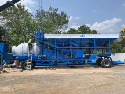 drum type concrete batching plant