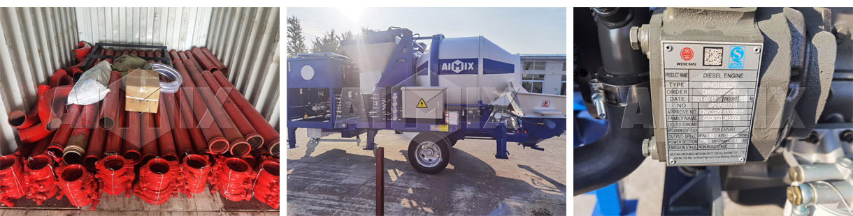 ABJZ40C Concrete Mixer Pump Was Delivered To Philippines