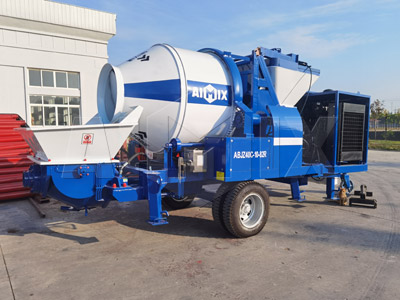 ABJZ40C Concrete Mixer Pump Was Delivered To Philippines