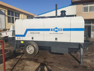 ABT80C diesel concrete trailer pump