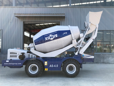 4.0 cbm self loading concrete mixer