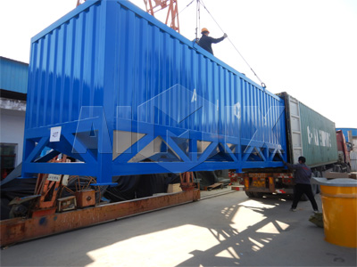 Aimix 40 Tons Horizontal Cement Silo Was Shipped To Indonesia