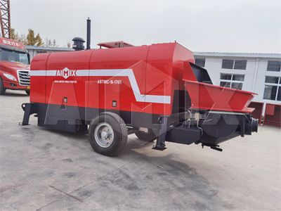 Aimix ABT90C Concrete Trailer Pump Was Transported To Kenya